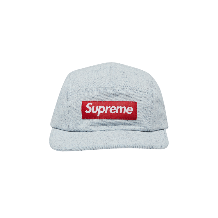 Supreme Coated Denim Camp Cap 'White'