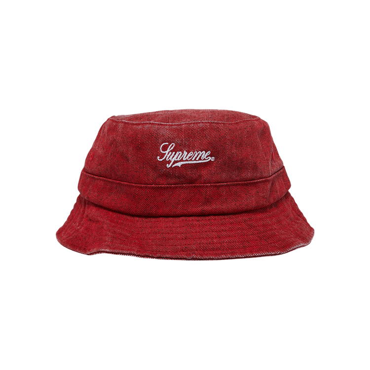Supreme Coated Denim Crusher 'Red'
