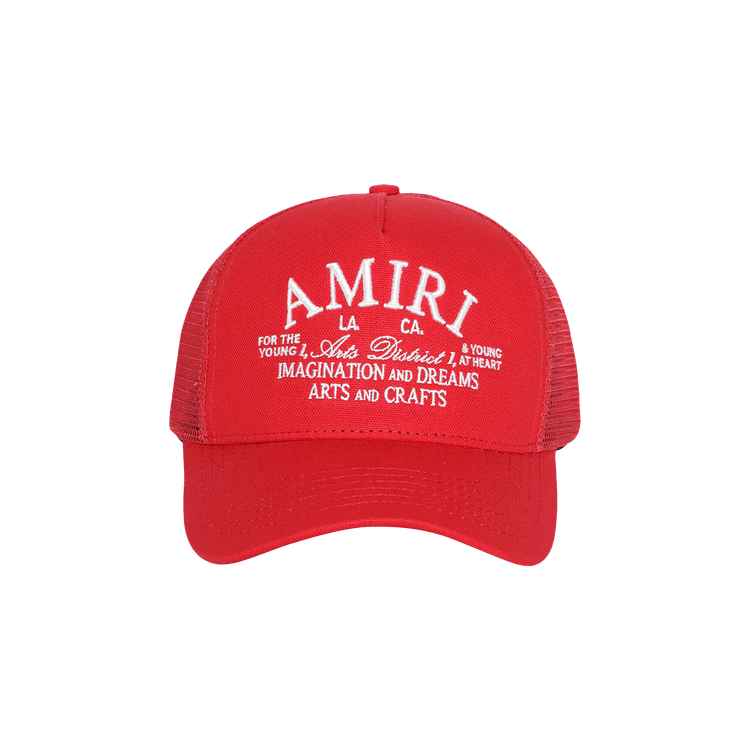Amiri Arts District Trucker Hat 'Red'