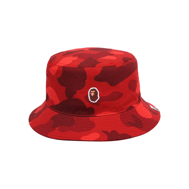BAPE Color Camo Bucket Hat 'Red'