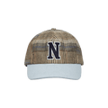 Noah Plaid Crown 5 Panel Hat 'Tan Plaid'