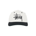 Stussy Low Profile Big Basic Snapback 'Bone'