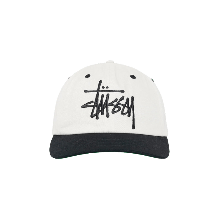 Stussy Low Profile Big Basic Snapback 'Bone'