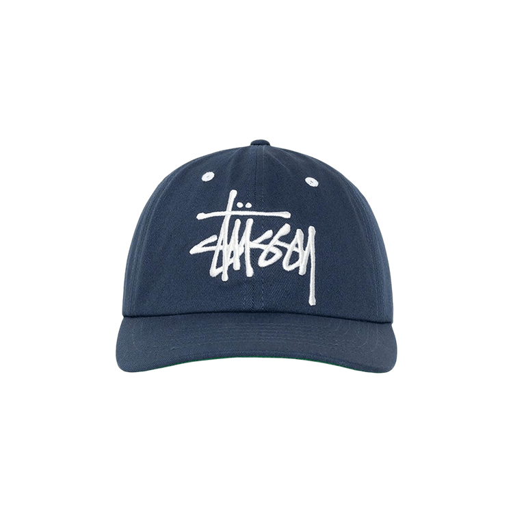 Stussy Low Profile Big Basic Snapback 'Navy'