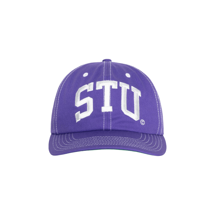 Stussy Mid Depth Stu Arch Strapback 'Purple'