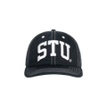 Stussy Mid Depth Stu Arch Strapback 'True Black'