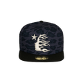 Hellstar Cheetah Print Snapback Hat 'Black'