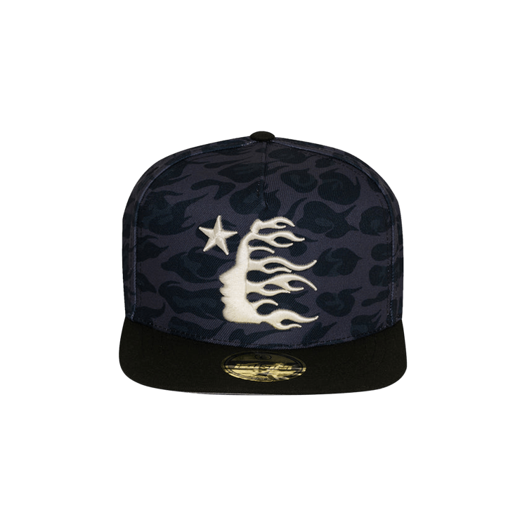 Hellstar Cheetah Print Snapback Hat 'Black'