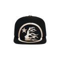 Hellstar Big Logo Trucker Snapback Hat 'Black'