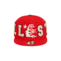 Hellstar OG Patch Fitted Hat 'Red'