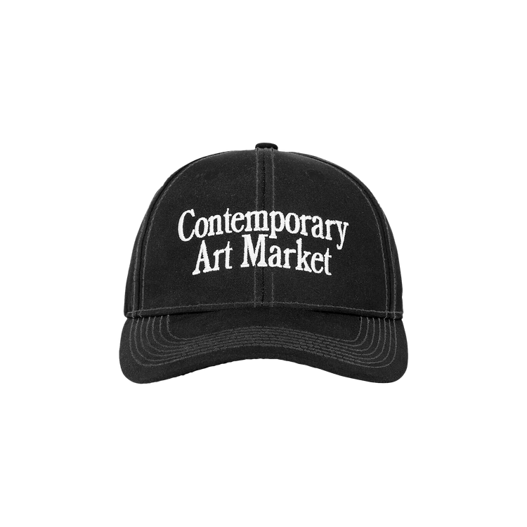 Market Contemporary Art 6 Panel Hat 'Black'