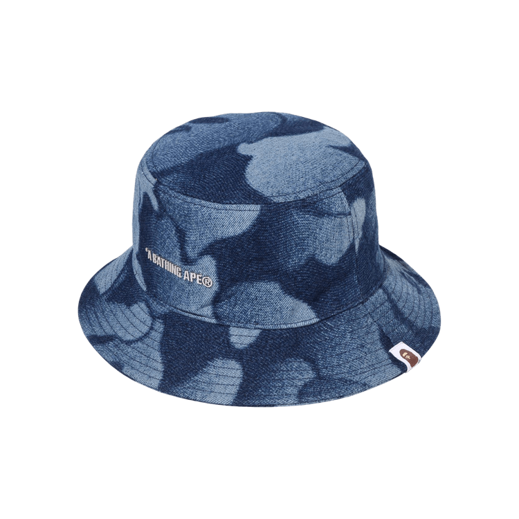 BAPE Rainbow Jacquard Metal Logo Pin Bucket Hat 'Multicolor'