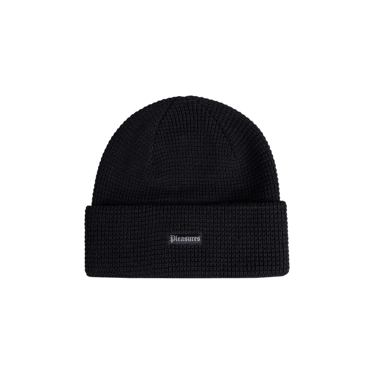 Pleasures Old E Waffle Beanie 'Black'