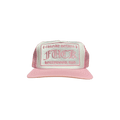 Chrome Hearts Fuck Hollywood Trucker Hat 'White/Pink'