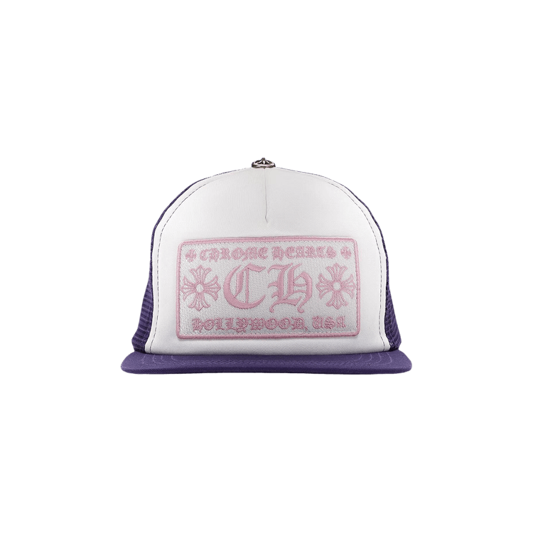 Chrome Hearts CH Hollywood Trucker Hat 'Purple'