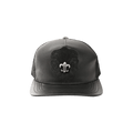 Chrome Hearts Fleur-De-Lis Leather Trucker Hat 'Black'