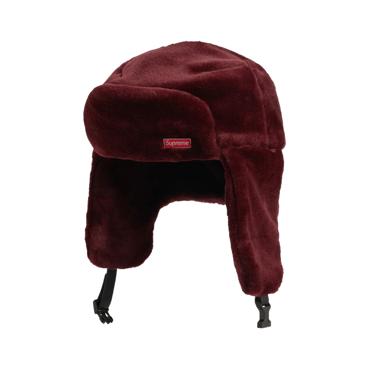 Supreme Faux Fur Ushanka Hat 'Burgundy'