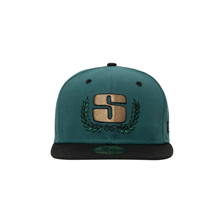 Stussy Leafs New Era Cap 'Dark Green'