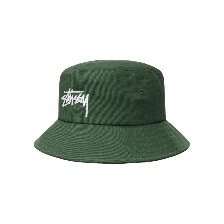 Stussy Big Stock Bucket Hat 'Forest'