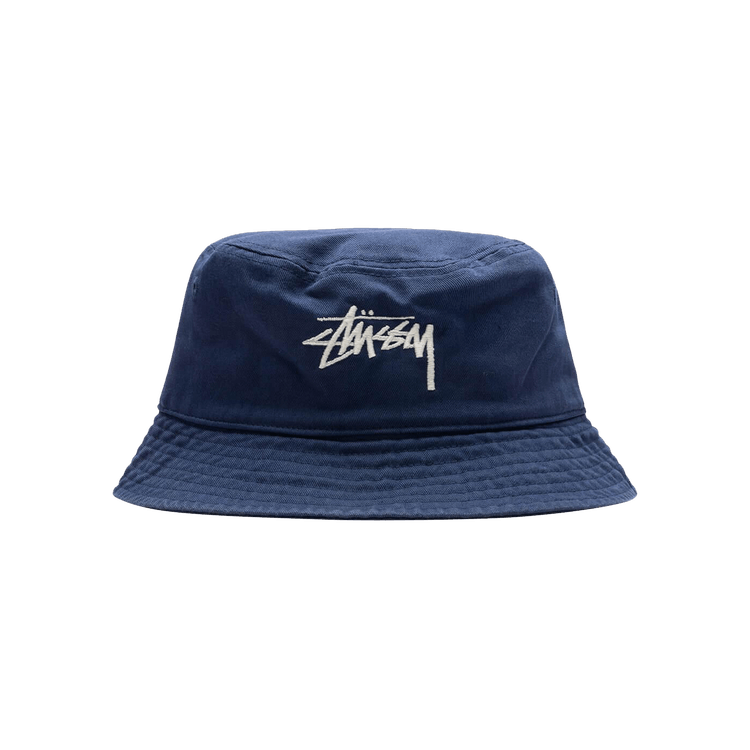 Stussy Big Stock Bucket Hat 'Light Navy'