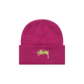 Stussy Stock Cuff Beanie 'Magenta'