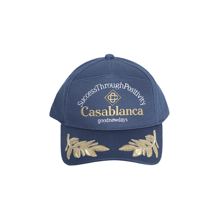 Casablanca Success Through Positivity Embroidered Cap 'Navy'