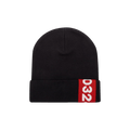 032C Tape Beanie 'Black'