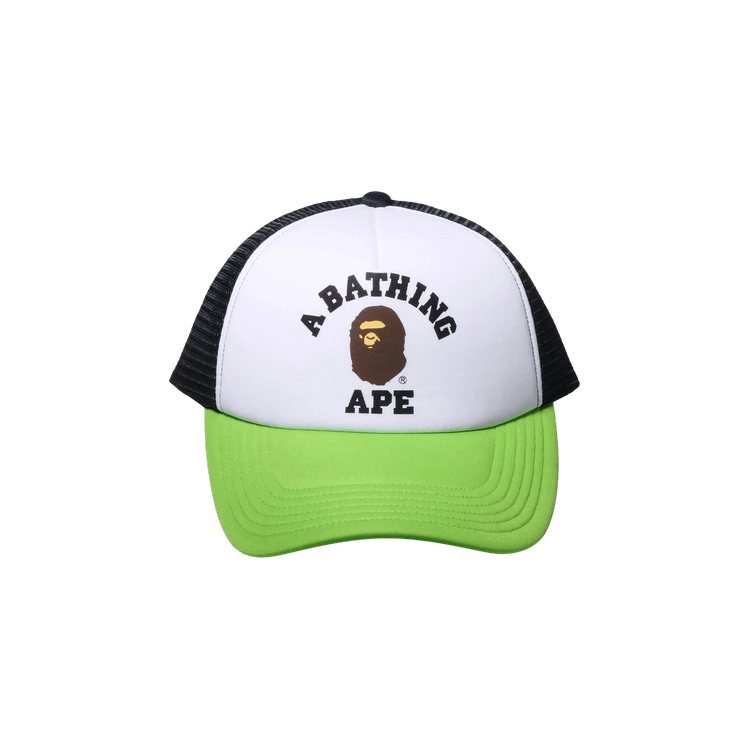 BAPE College Mesh Cap 'Light Green'