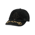 Rhude Cross Denim 6-Panel Hat 'Black'