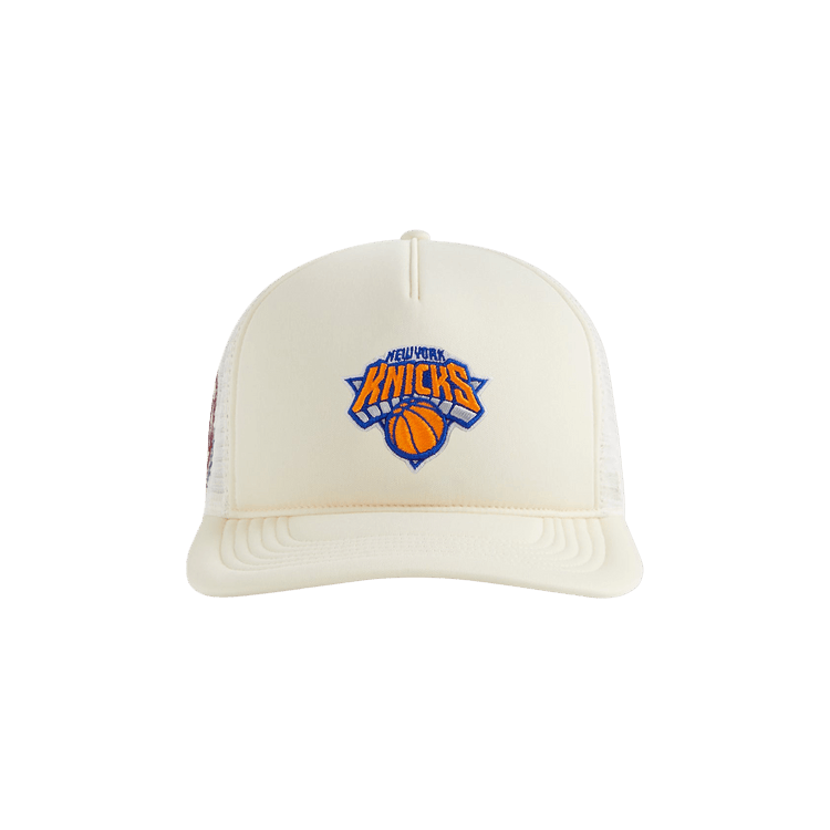 Kith For '47 New York Knicks Hitch Foam Trucker Hat 'Sandrift'