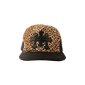 Chrome Hearts Triple Cross Patch Leopard Trucker Hat 'Multicolor'