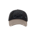 Palm Angels Ripped Monogram Cap 'Anthracite'