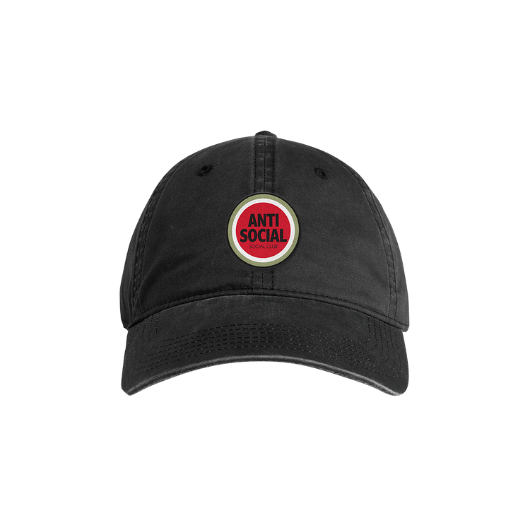 Anti Social Social Club Bullseye Dad Cap 'Black'