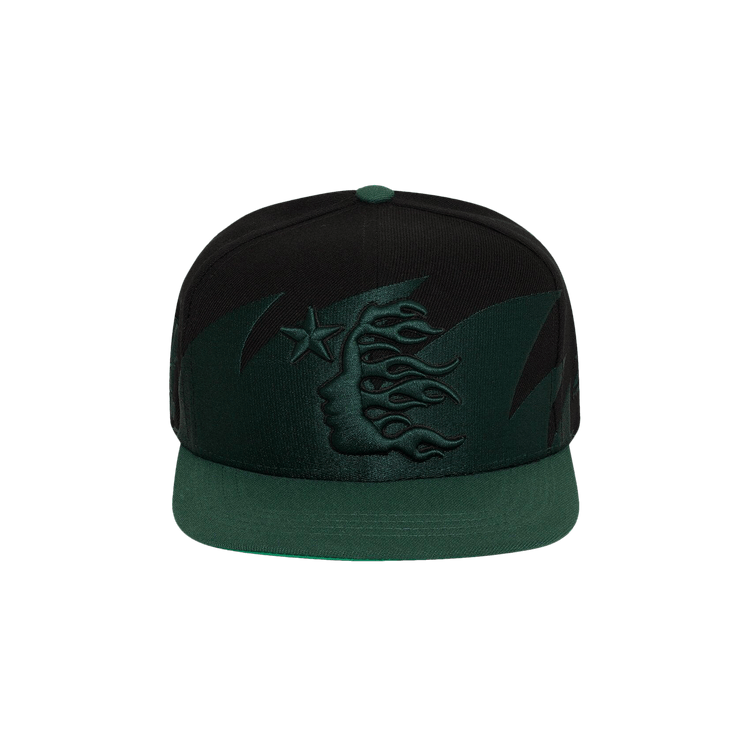 Hellstar Sharkteeth Snapback Hat 'Black/Green'