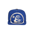 Hellstar Big Logo Trucker Snapback Hat 'Blue'