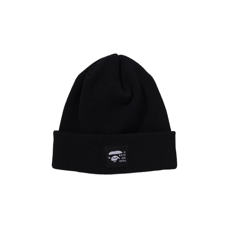 BAPE Logo Knit Cap 'Black'