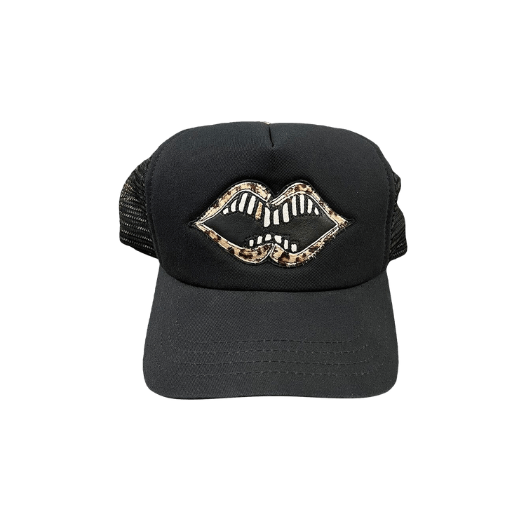 Chrome Hearts Matty Boy Chomper Trucker Hat 'Black/Cheetah'
