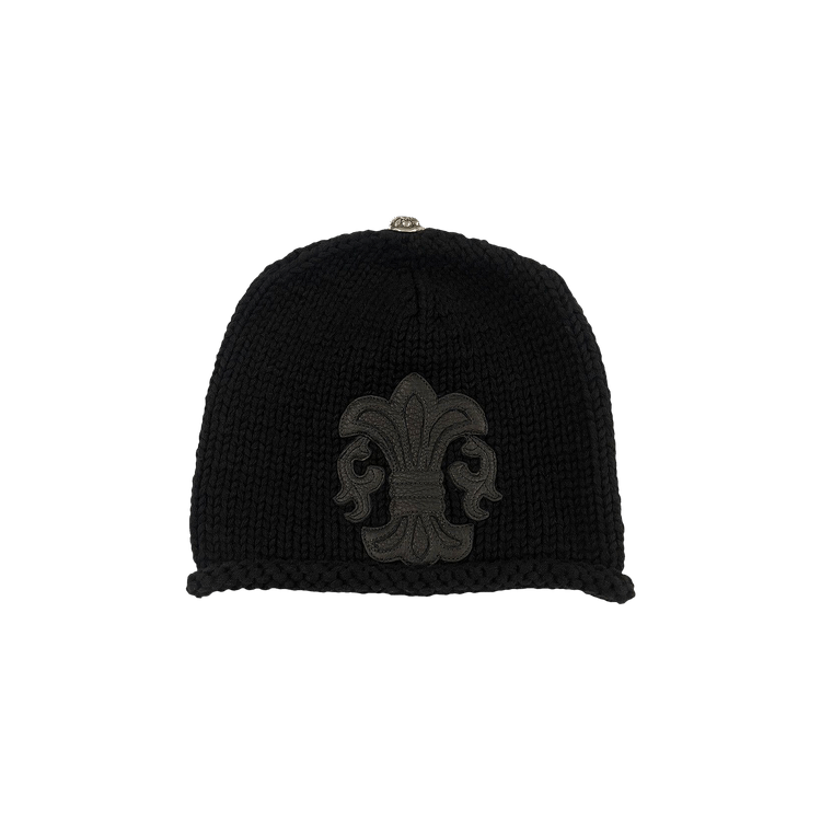 Chrome Hearts Fleur Patch Beanie 'Black'