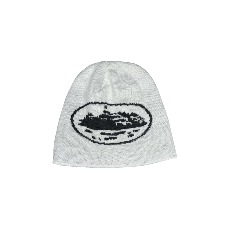 Corteiz Alcatraz Beanie 'White'