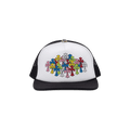 Chrome Hearts Multi Cross Trucker Hat 'Black/White'