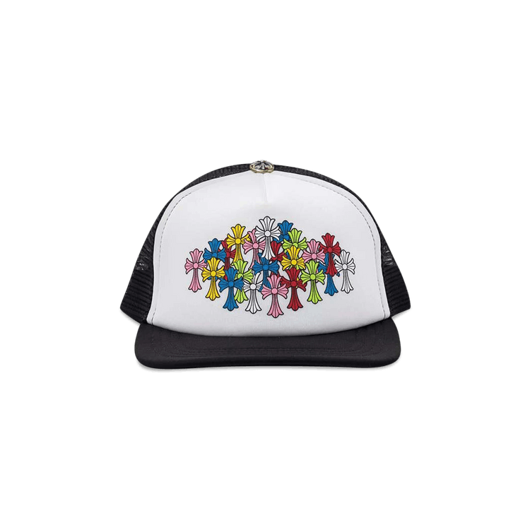 Chrome Hearts Multi Cross Trucker Hat 'Black/White'