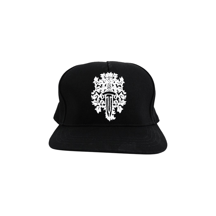 Chrome Hearts Dagger Denim Baseball Hat 'Black/White'