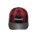 Neighborhood Buffalo Check Dad Hat 'Red'