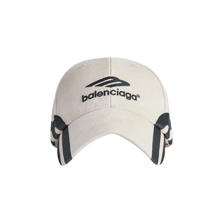 Balenciaga 3B Logo Cap 'Light Beige/Black'