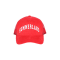 Nahmias Summerland Corduroy Trucker Hat 'Cherry'