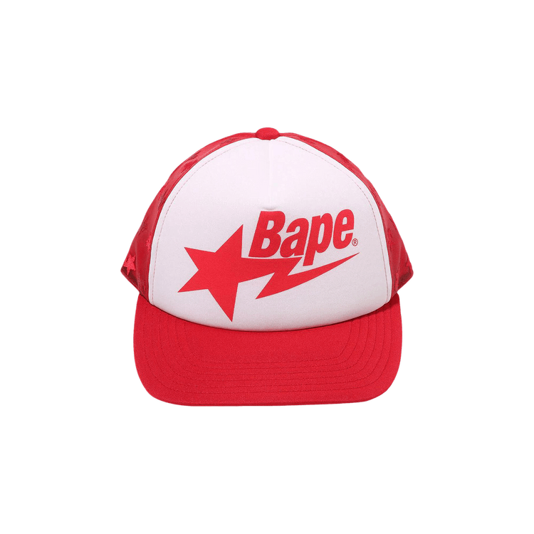 BAPE Sta Mesh Cap 'Red'