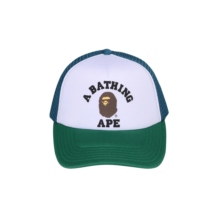 BAPE College Mesh Cap 'Blue'