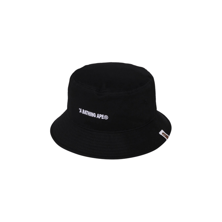BAPE Logo Bucket Hat 'Black'