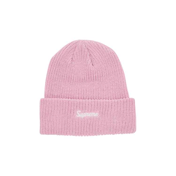 Supreme Loose Gauge Beanie 'Pink'