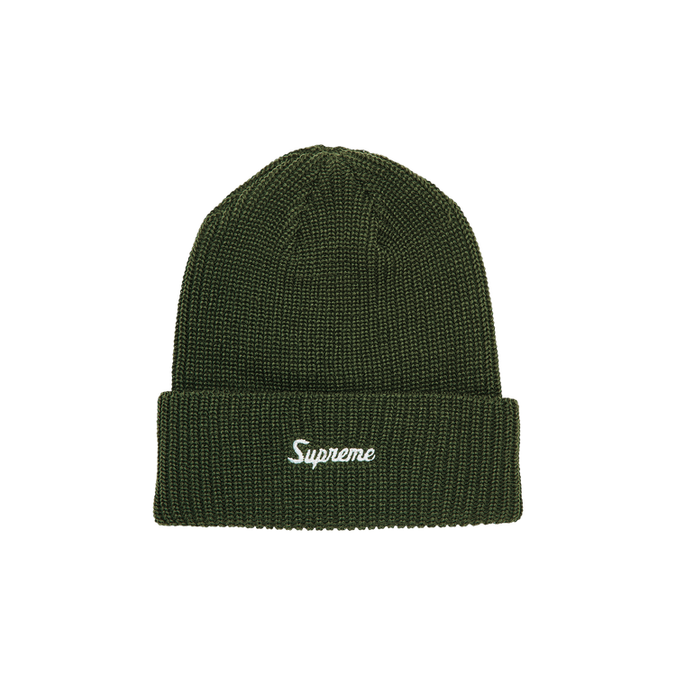 Supreme Loose Gauge Beanie 'Olive'